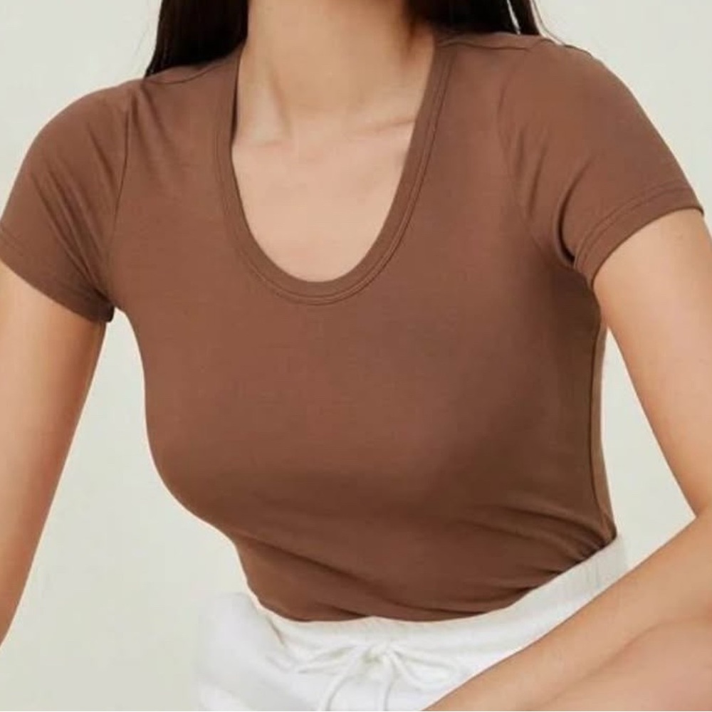 Brown Short Sleeve T-Shirt
